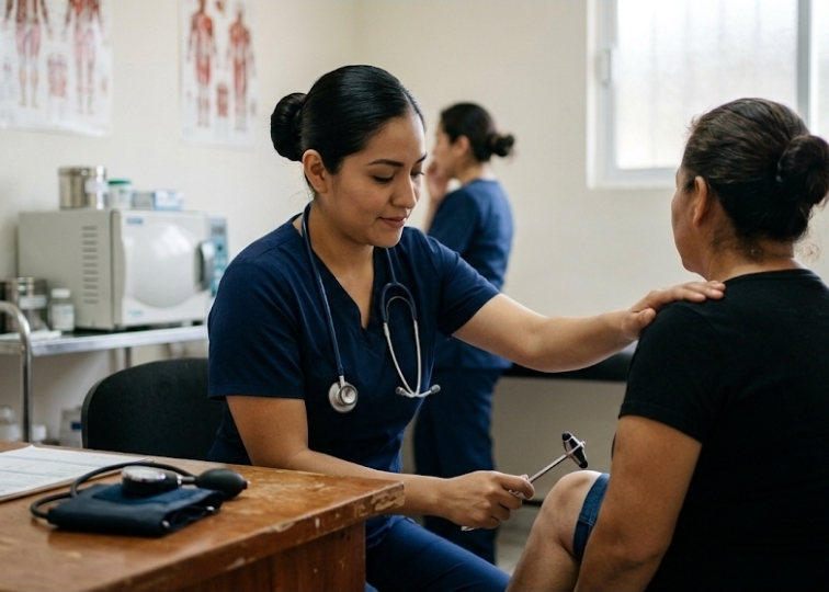 Enfermera consultorio en dermatología CEDAE